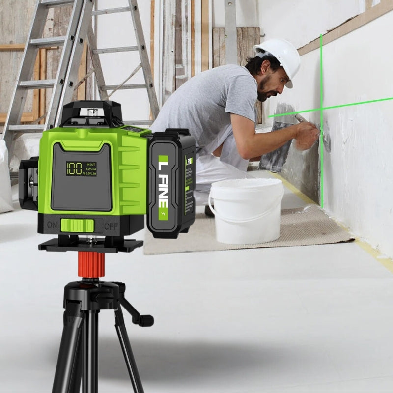 16-Line 4D Laser Level – Self-Levelling Precision Tool