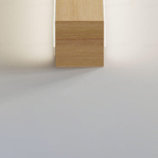 Japanese LED Wall Light Solid Wood Accent Lamp