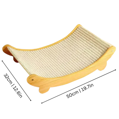 Cat Scratcher Lounge - Durable Cardboard Bed