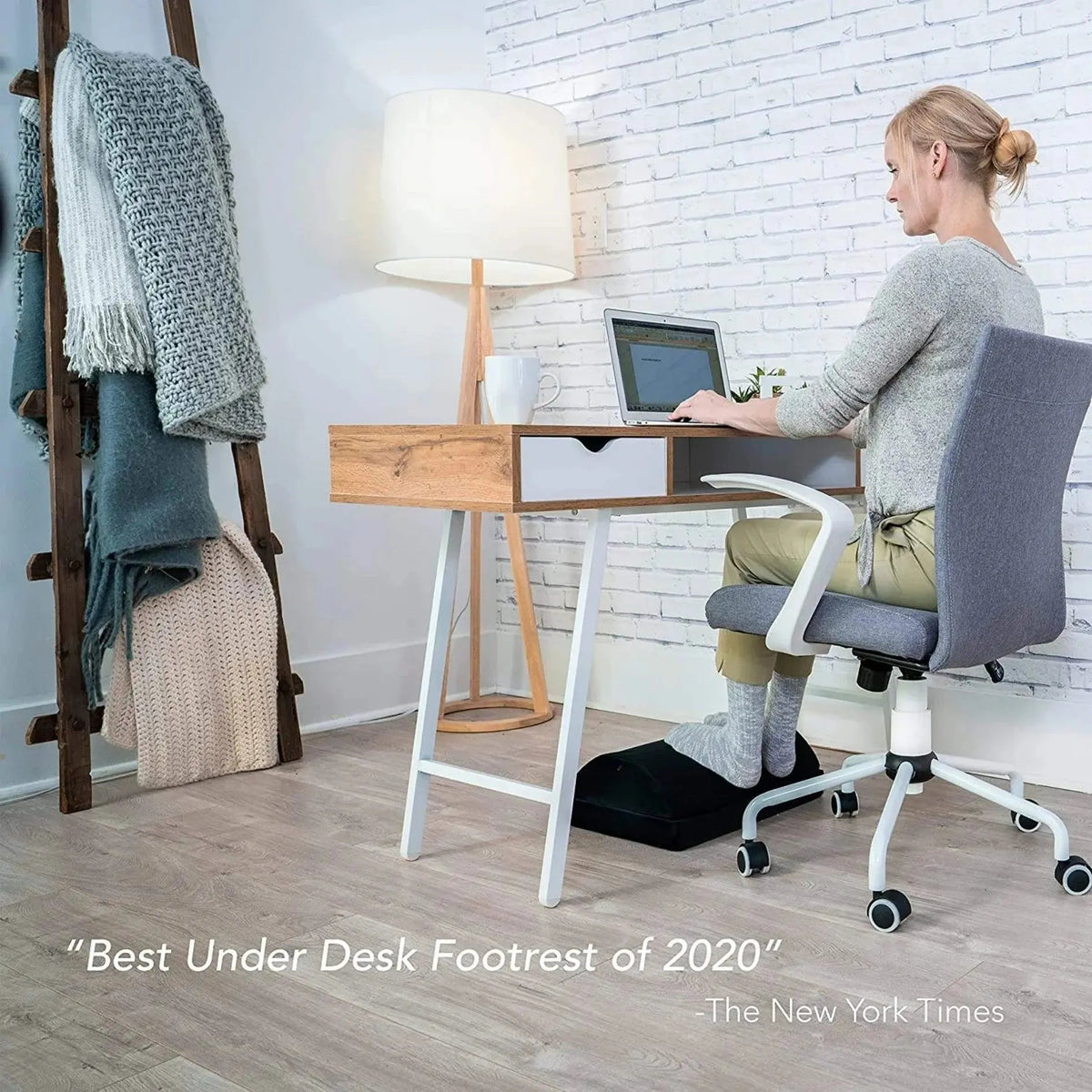 Under-Desk Foam Footrest Cushion