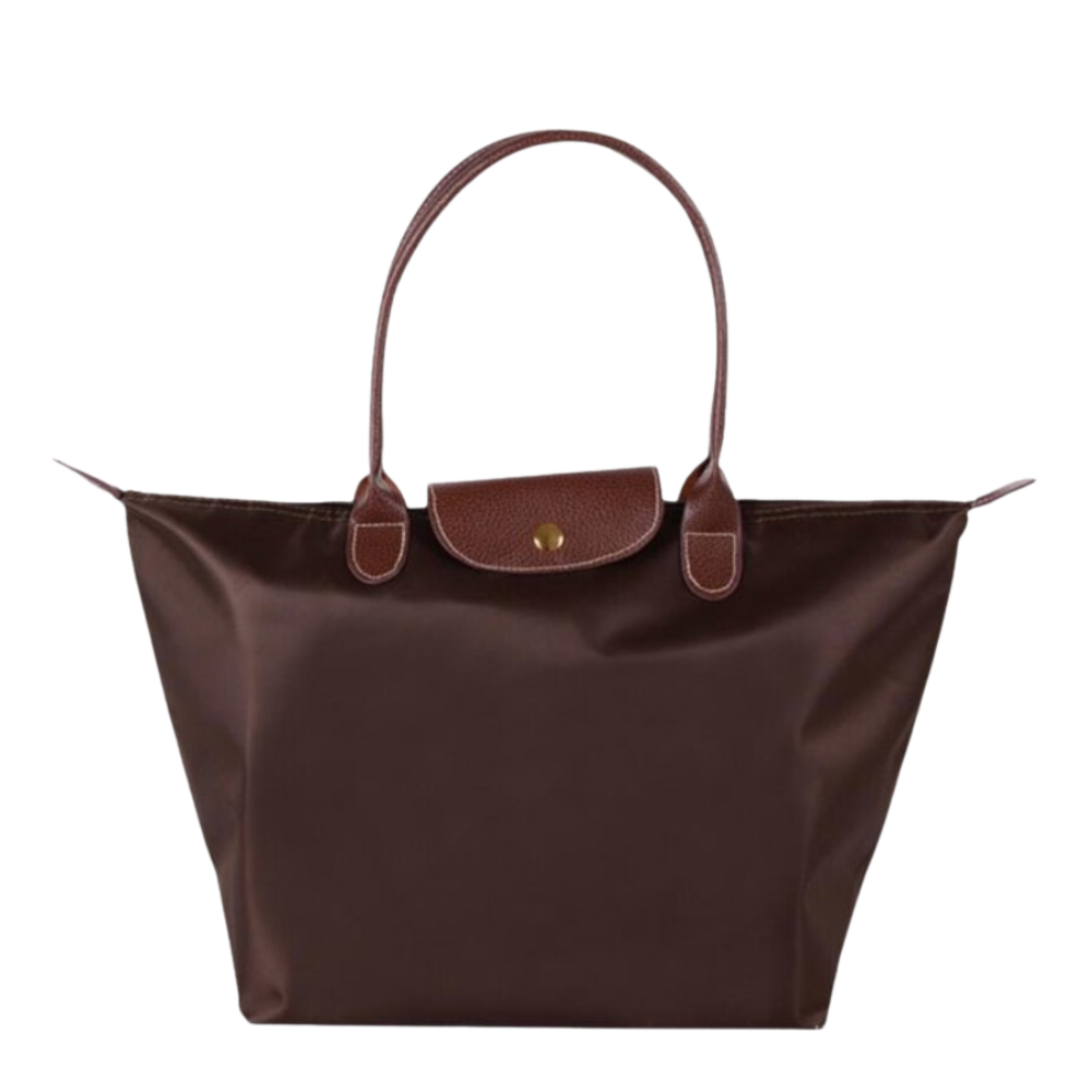 Leather Handle Tote Bag – Waterproof Lining, Stylish & Durable