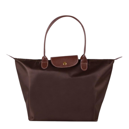 Leather Handle Tote Bag – Waterproof Lining, Stylish & Durable