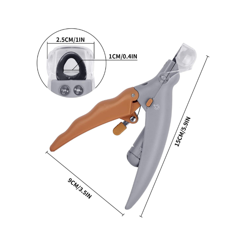 LED Pet Nail Clipper - Safe & Gentle Grooming Tool
