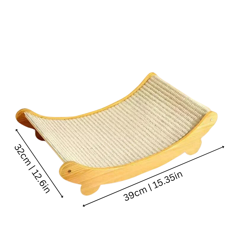 Cat Scratcher Lounge - Durable Cardboard Bed