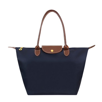 Leather Handle Tote Bag – Waterproof Lining, Stylish & Durable