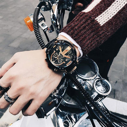 Stainless Steel Chronograph Watch – Quartz Men’s Watch