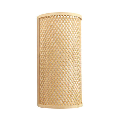 Bamboo Wall Lamp Minimalist Flush Mount Light