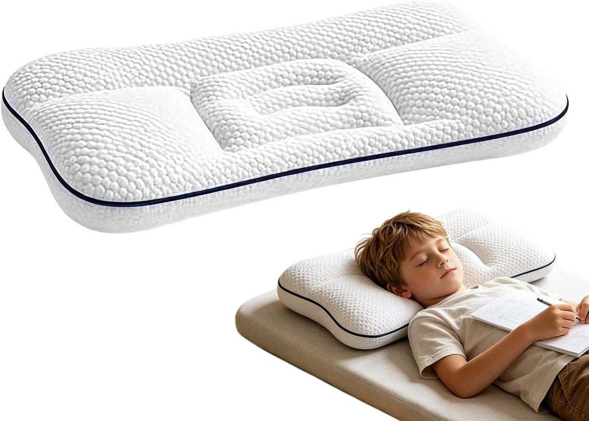 Ergonomic Children's Pillow – Spinal Support, All Seasons | Ages 2–16