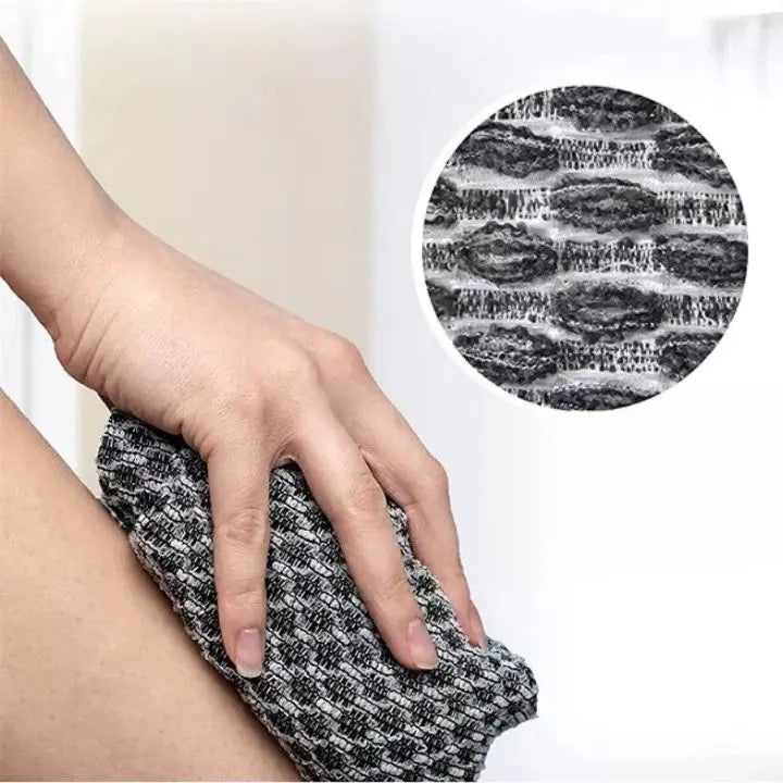 Exfoliating Bath Towels for Face and Body, Pack of 2