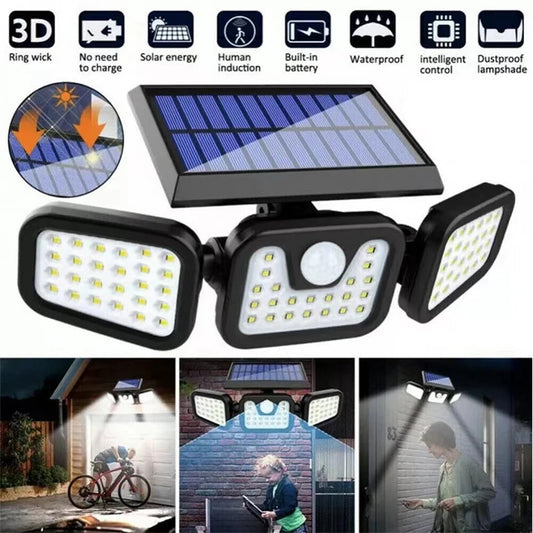Motion Sensor Solar Light for Outdoor Security