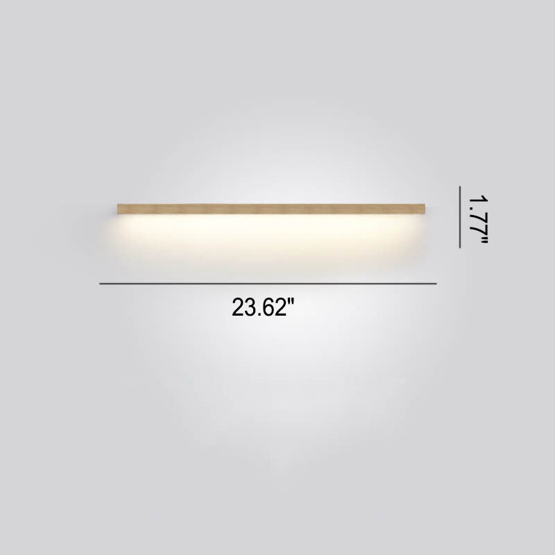 Japanese LED Wall Light Solid Wood Accent Lamp