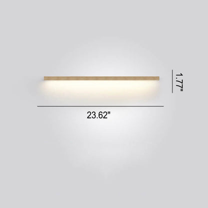Japanese LED Wall Light Solid Wood Accent Lamp