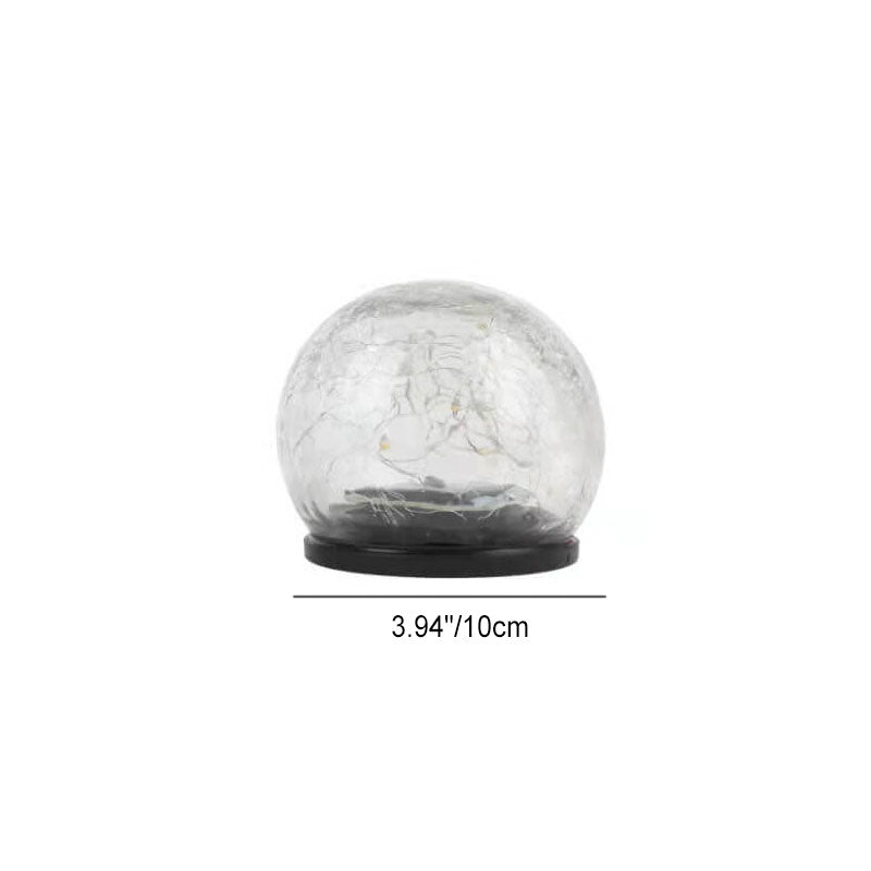 Solar glass light for garden with 20 LEDs