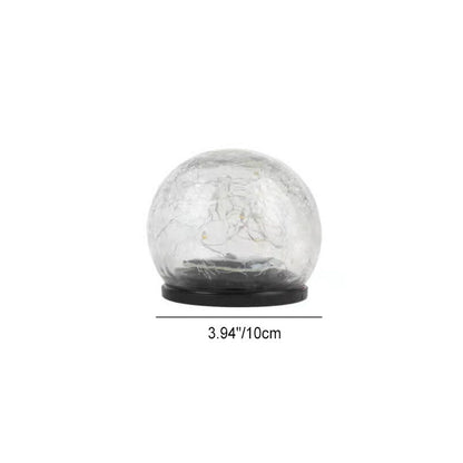 Solar glass light for garden with 20 LEDs