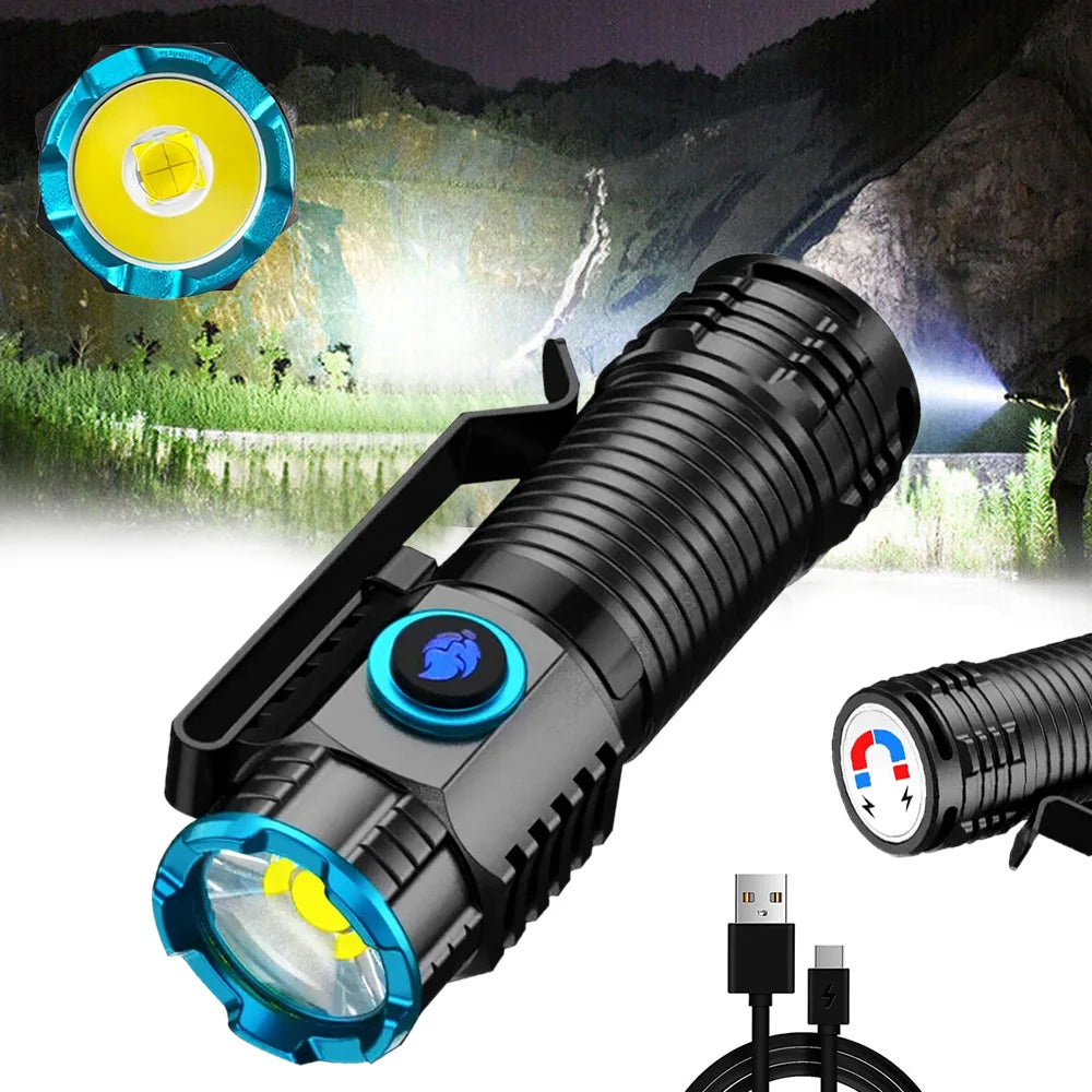 Compact Rechargeable LED Flashlight