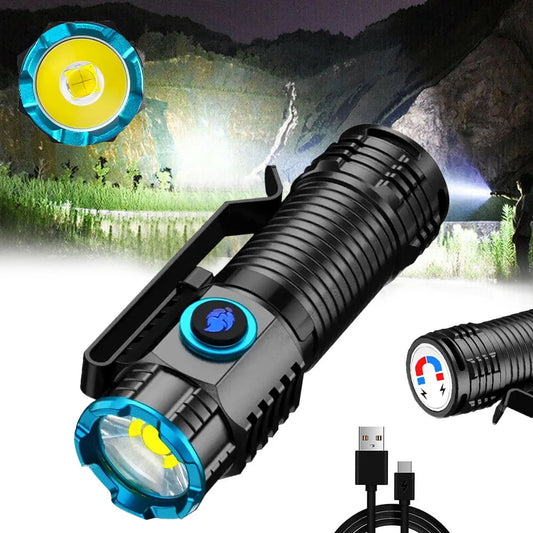Compact Rechargeable LED Flashlight
