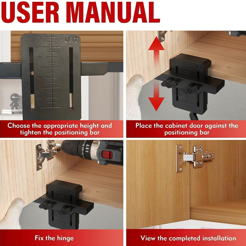Multipurpose Cabinet Door Mounting Jig - Easy Installation
