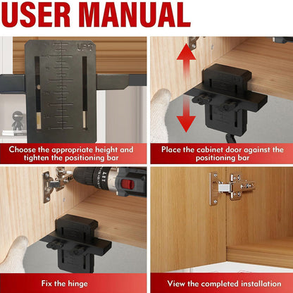 Multipurpose Cabinet Door Mounting Jig - Easy Installation