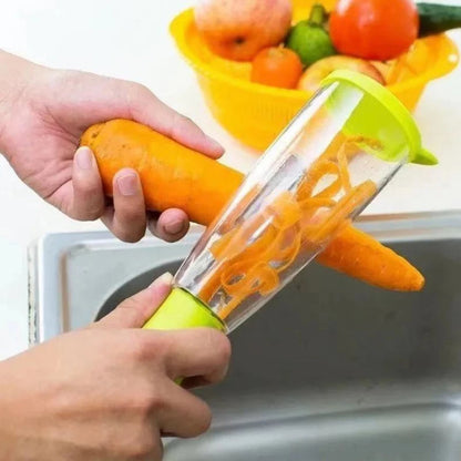 Multi-Function Apple & Vegetable Peeler with Storage Container
