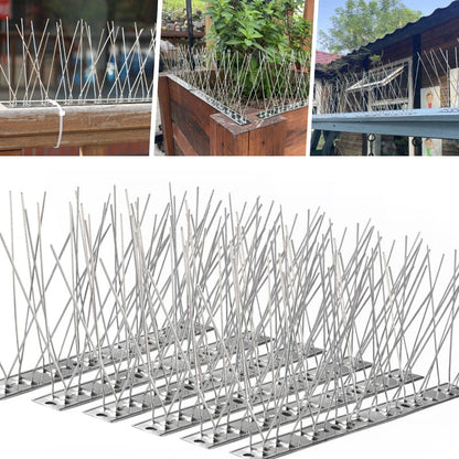 Stainless Steel Bird Repellent Spikes for Outdoors