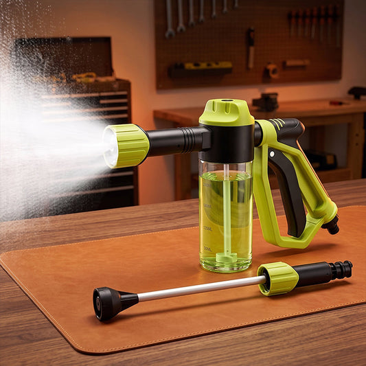 2-in-1 Car Wash Foam Cannon – Garden Hose Spray Gun Kit – image 1