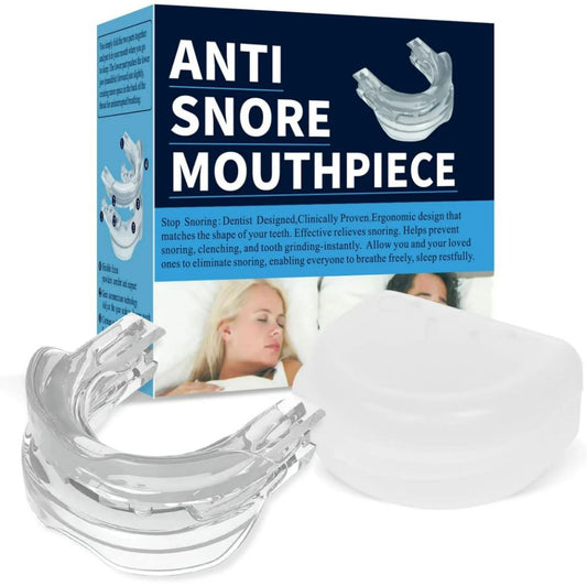 Advanced Anti-Snore Mouthpiece – Adjustable, Comfortable Snoring Solution for Men & Women – Improve Sleep & Reduce Apnea