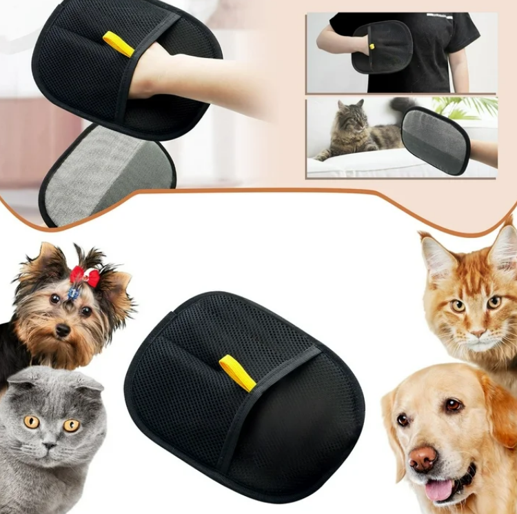 Pet Hair Removal Gloves – Grooming & Shedding Cleanup