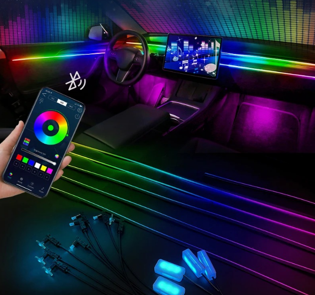 Car Interior LED Strip Lights – Ambient Cabin Lighting