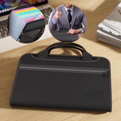 A4 Fireproof Document Folder – Large Capacity with Handle