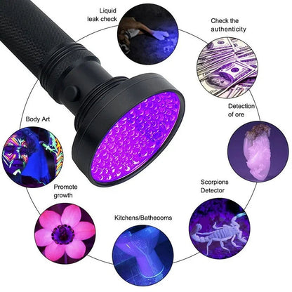 UV Flashlight for Bed Bug & Stain Detection