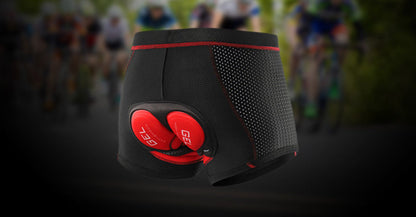 Unisex cycling shorts with chamois - breathable, quick-drying, water-repellent, and comfortable fit