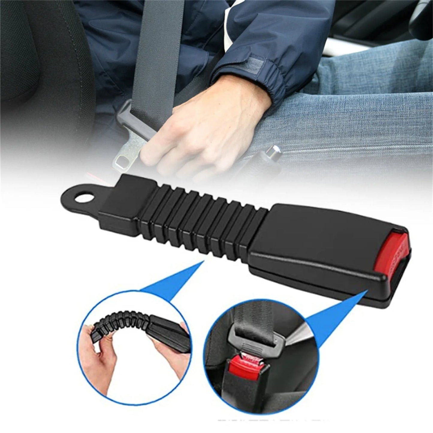 Adjustable Car Seat Belt Extender for Comfort