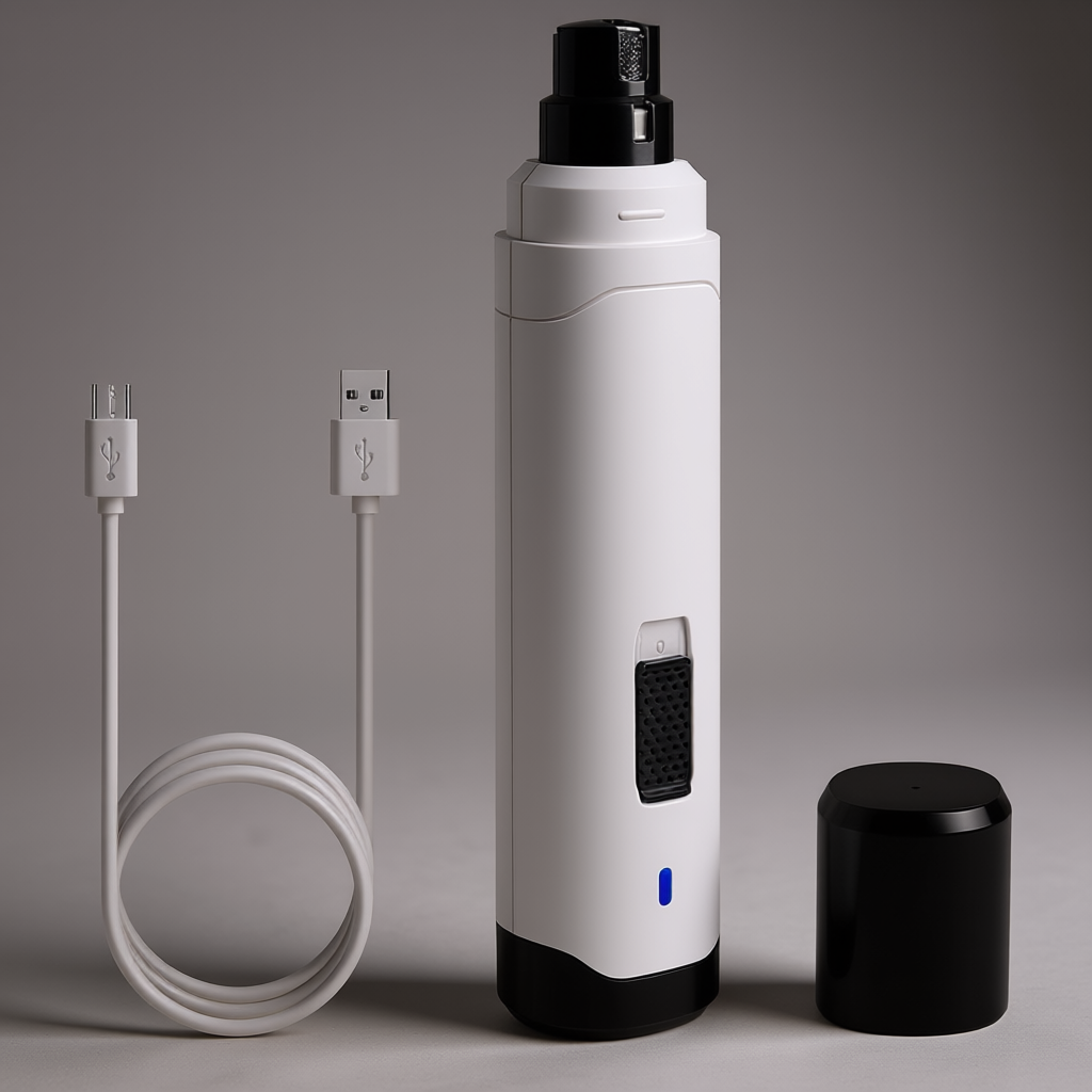 Electric Pet Nail Grinder – 2-Speed Dog & Cat Trimmer