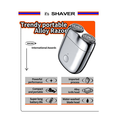 Mini Electric Shaver Portable Magnetic Razor