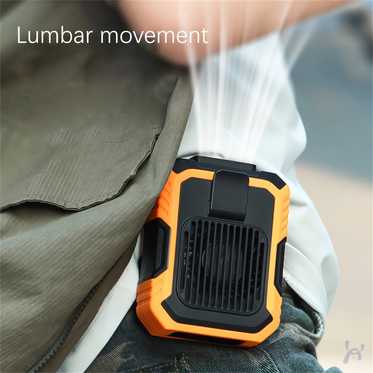 Portable Waist Fan for Hands-Free Cooling on Hot Days