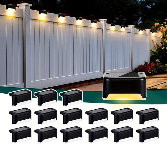 Solar LED Deck Lights - Outdoor Stair & Path Lights