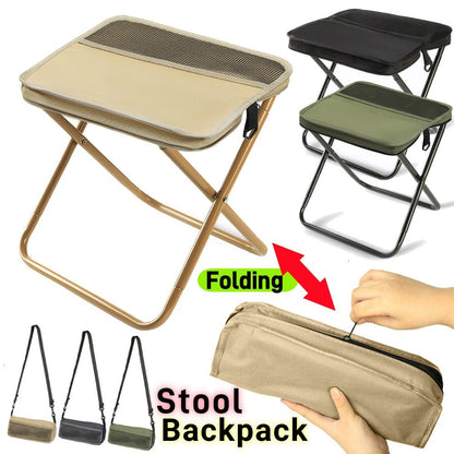 Folding chair backpack 2-in-1 waterproof foldable for outdoor use