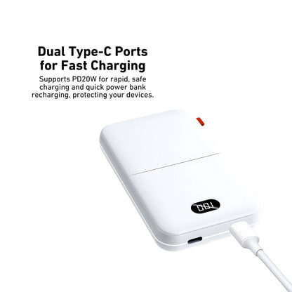 2-in-1 10,000mAh Wireless Power Bank with USB-C Charging