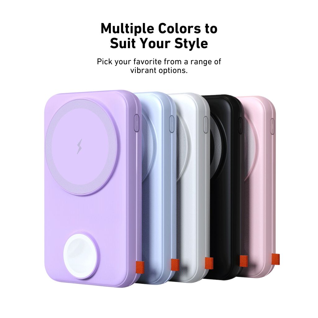 2-in-1 10,000mAh Wireless Power Bank with USB-C Charging