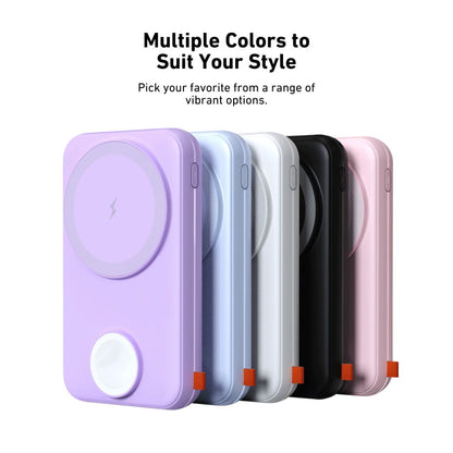 2-in-1 10,000mAh Wireless Power Bank with USB-C Charging