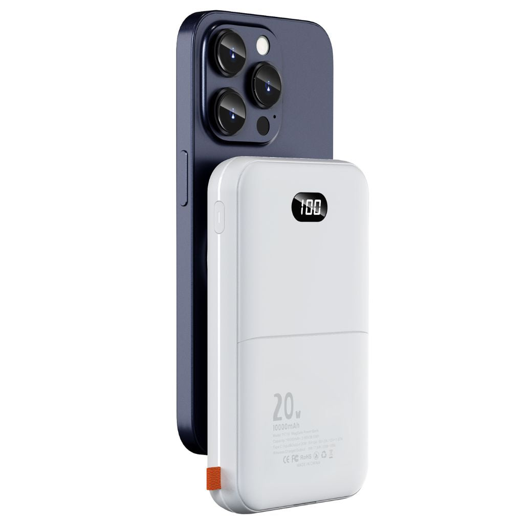 2-in-1 10,000mAh Wireless Power Bank with USB-C Charging