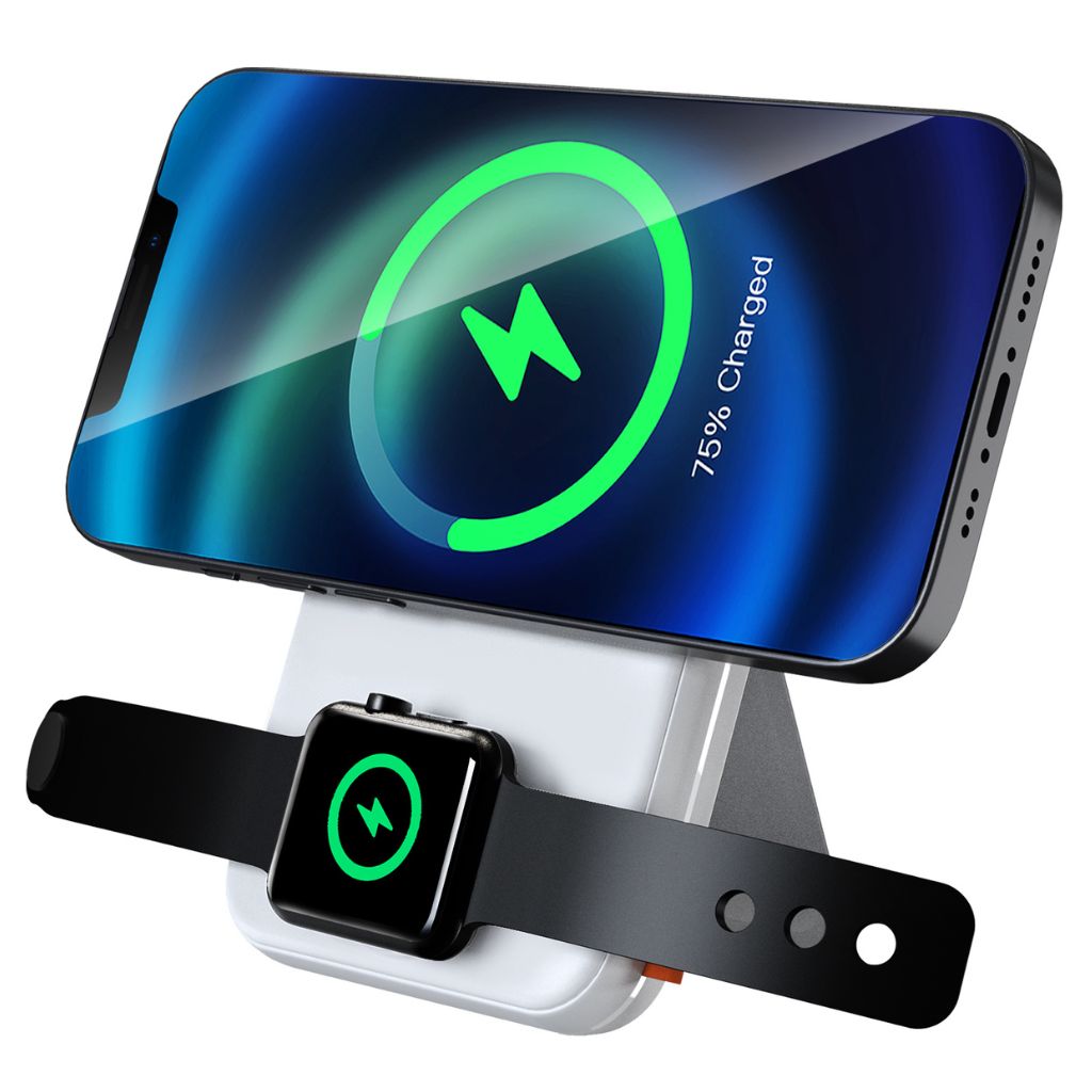 2-in-1 10,000mAh Wireless Power Bank with USB-C Charging