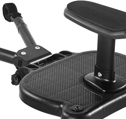 2-Wheel Buggy Board with Seat – 360° Swivel Pushchair Attachment