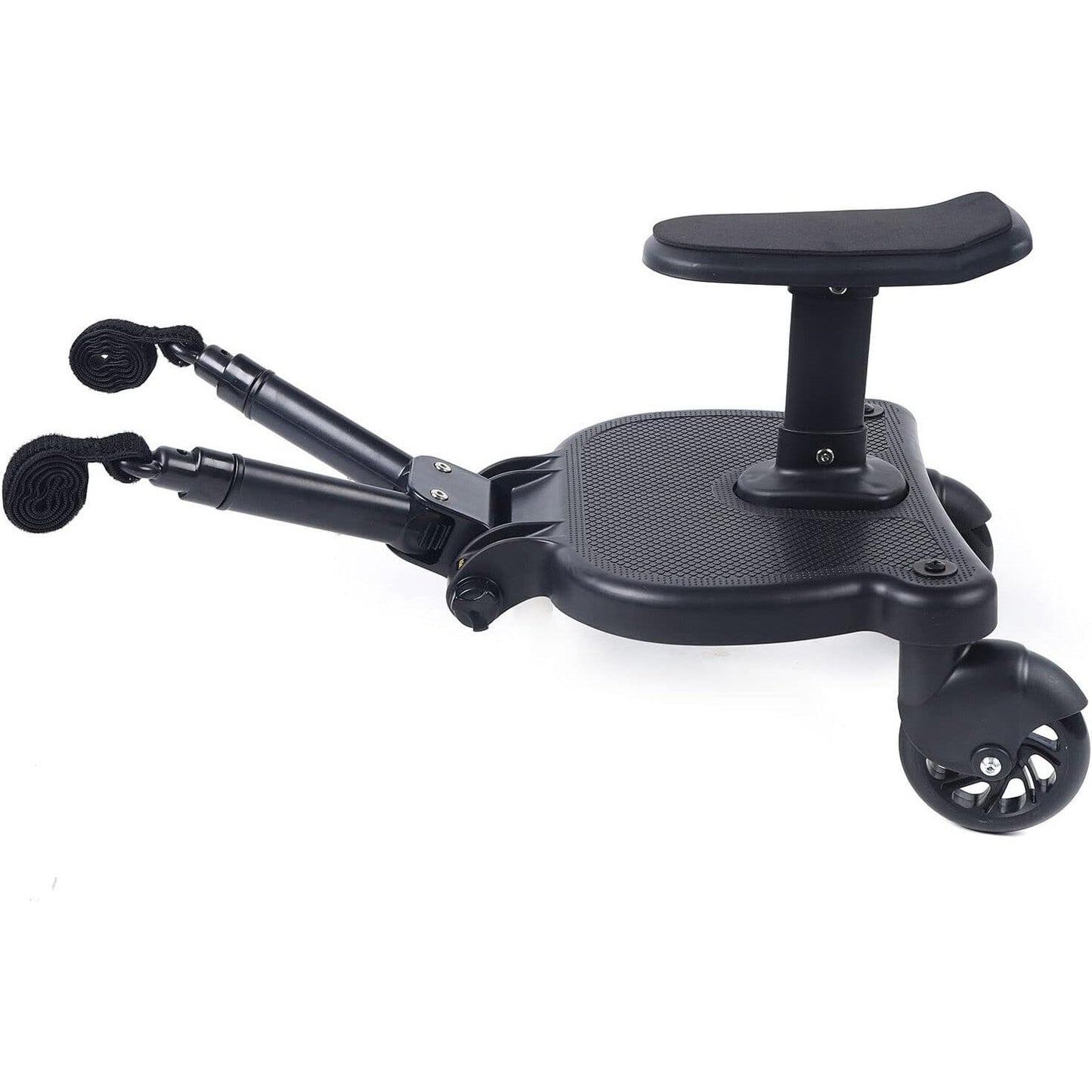 2-Wheel Buggy Board with Seat – 360° Swivel Pushchair Attachment