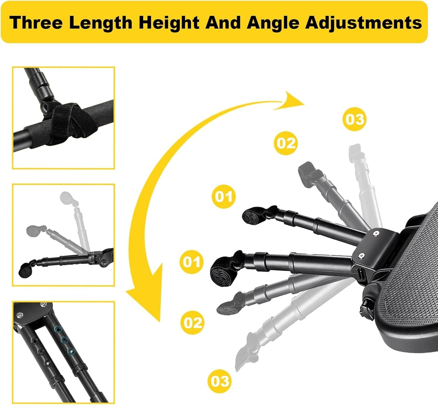 2-Wheel Buggy Board with Seat – 360° Swivel Pushchair Attachment
