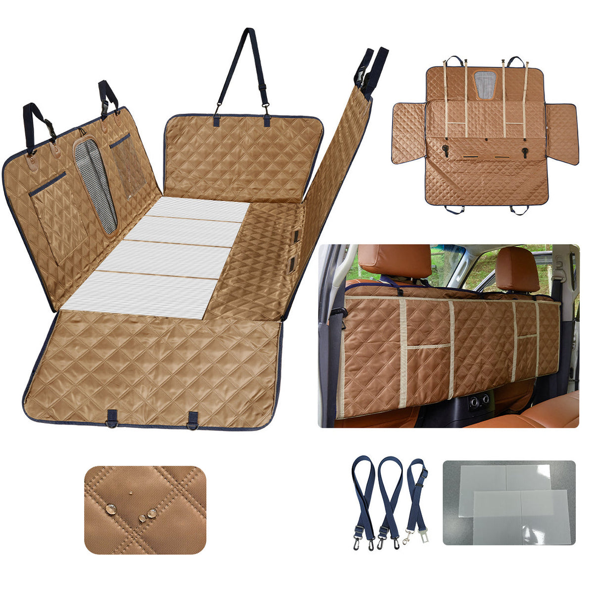 Reinforced Waterproof Pet Car Seat Cover – image 4