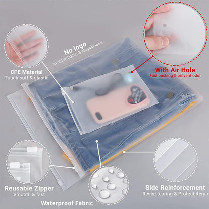 20 Frosted EVA Zip Storage Bags with Ventilation product image 3