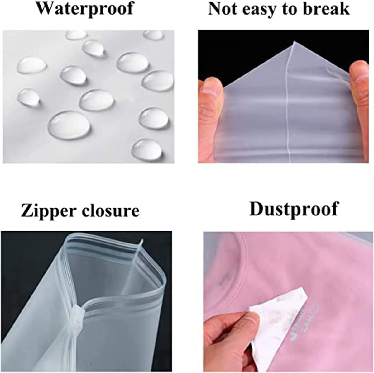 20 Frosted EVA Zip Storage Bags with Ventilation product image 9