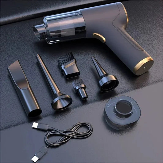 Powerful Wireless Car Vacuum Cleaner - Handheld & Rechargeable