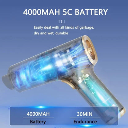 Powerful Wireless Car Vacuum Cleaner - Handheld & Rechargeable